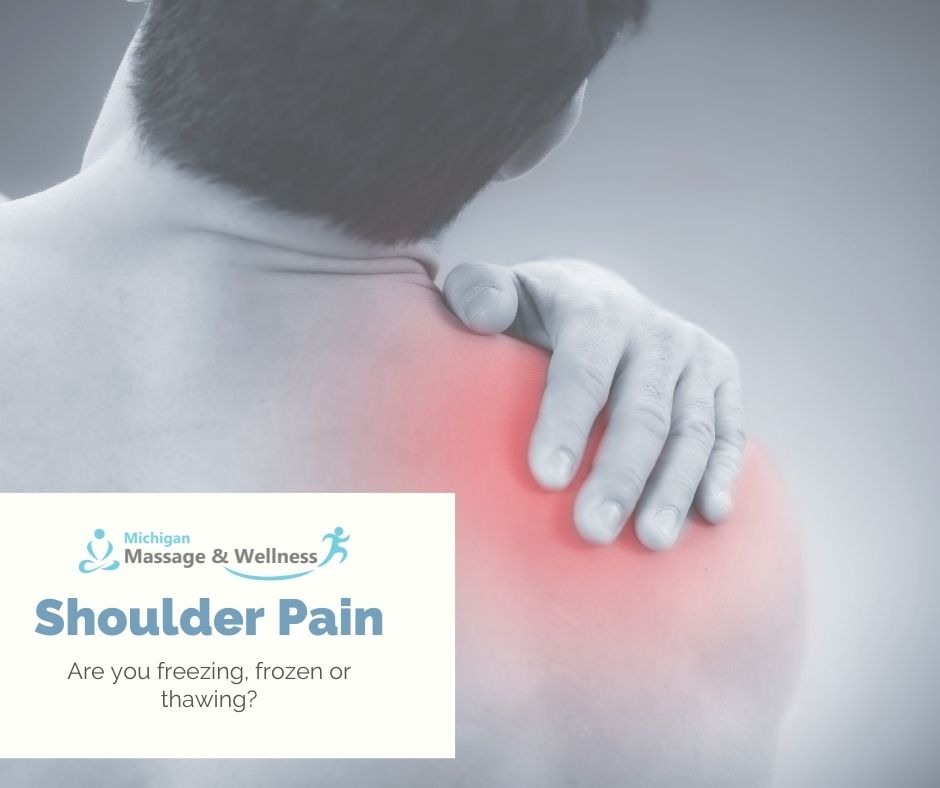 frozen shoulder, massage therapy troy michigan